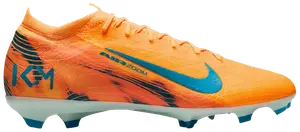 Бутсы Kylian Mbappé x Nike Mercurial Vapor 16 Pro, оранжевый