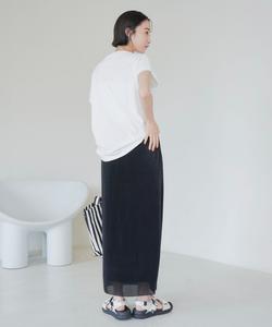 Прозрачная плиссированная узкая юбка Coen, цвет Black