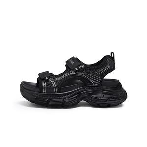 CAMEL Пляжные сандалии женские, черные, экрю