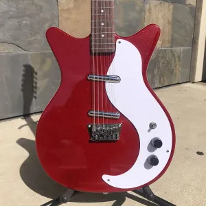 Danelectro 59-12 Струна Красный Металликовый