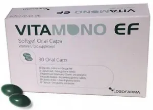 Vitamono EF Oral Capsules Увлажняющая добавка, 30 мягких желатиновых капсул Logofarma