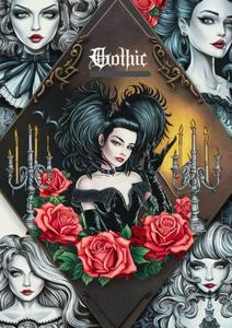 Gothic Girls Coloring Book: A 90+ Image Coloring Book for Adults & Teens - Explore the Elegance of Dark Fantasy with Intricate Designs: Adult Coloring book of focus and some escape for relaxation (Independently published)