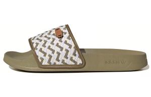 Шлепанцы и сланцы Adidas Originals Originals Adilette Lite Slides 'Olive Strata White' Women's