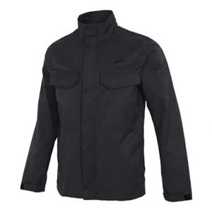 Куртка Nike Big Pocket Stand Collar Solid Color Jacket Black, мультиколор