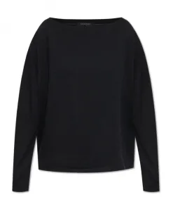 Топ Rita с длинными рукавами Allsaints, черный