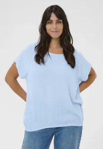 Блузка stanley ss Kaffe Curve, Powder Blue