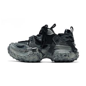 FION Устойчивые к истиранию, нескользящие, низкие, массивные кроссовки, женские, черные