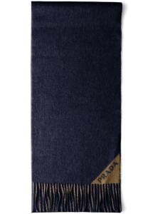 Кашемировый шарф Prada, синий