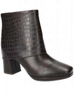 Женские ботильоны Sutton Square Toe Easy Street, Brown Croco