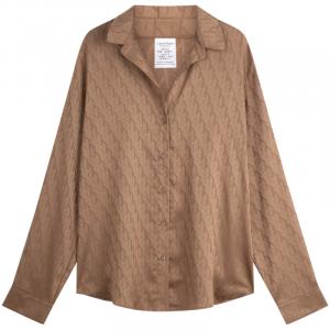 Женская пижамная блузка Calvin Klein, светло-коричневый