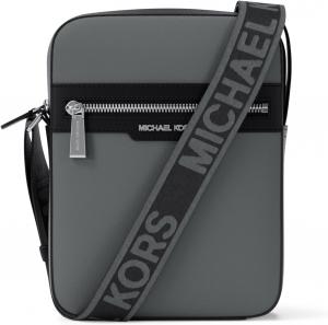 Сумка Michael Kors Malone Flight Bag, Silver-Tone Hardware/Storm Nylon