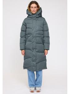 Зимнее пальто зеленого цвета MAZINE