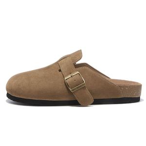 Закрытые тапочки унисекс Little Red Man, оливковый