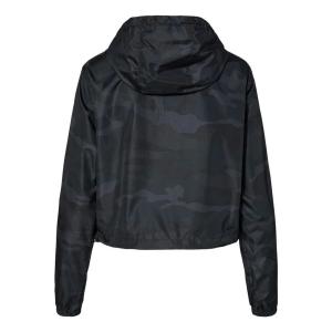 Легкий женский укороченный пуловер с молнией на четверть, ветровка Independent Trading Co.