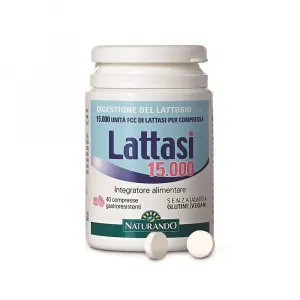 Лактаза 15000 40Cpr Naturando