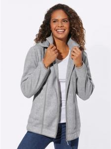 WITT WEIDEN Флисовая куртка серого меланжевого цвета