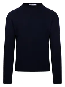 Джемпер с круглым вырезом Cashmere Company, синий