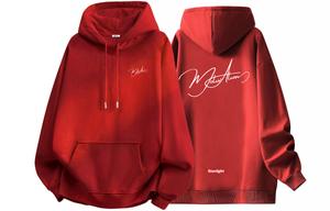 Толстовка Unisex Riding The Wind Collection Open Ended Smiling Collection WARRIOR, burgundy (thickened and fleece-lined)