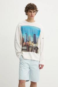 Хлопковая водолазка Hugo, белый