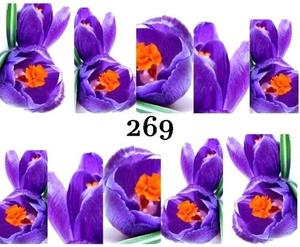 Водные наклейки для ногтей - №269, inna