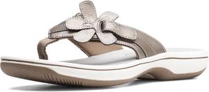 Шлепанцы Clarks Brinkleyflorah (унисекс), Pewter