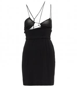 Мини-платье с вырезом Nensi Dojaka, черный