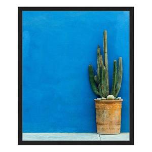 Картина Any Image Blue Wall with Cactus, 52x62x2,6 см