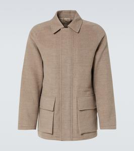 Городская шерстяная куртка Saman Amel, серо-коричневый