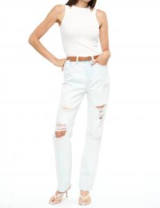 Джинсы женские PISTOLA, цвет sunfaded distressed