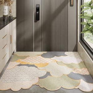 Dajiang Ковер 100х120 см из ПВХ с петлевым ворсом, грязеотталкивающий, для прихожей, Yuji