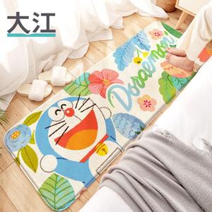 Dajiang Ковер 40х120 см из овечьей шерсти для спальни/детской комнаты, Doraemon, летний охлаждающий, нескользящий