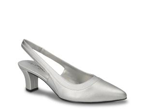 Туфли Easy Street Dessa Pump, Silver Satin