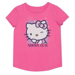 Футболка Jumping Beans Sanrio Hello Kitty Love для девочек 4–12 лет с рисунком Love, цвет Anabelle Pink