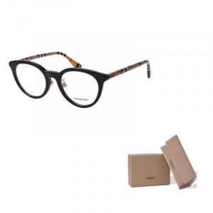 Burberry Круглые очки для зрения женские black