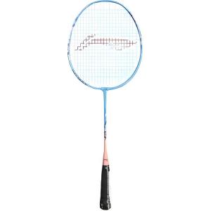 Thunder KIDS карбон-алюминиевая бадминтонная ракетка начального уровня одиночная ракетка LINING, Ultra-светло-Thunder Kids Play Azure синий