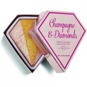 Хайлайтер I Heart Revolution Diamond, шампанское и бриллианты, 10 г, I Heart Makeup