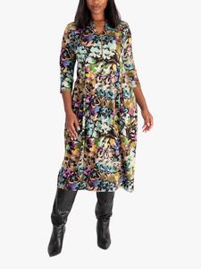 Среднее платье-джерси для сада chesca, Black/Multi