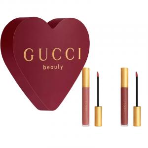 GUCCI Помада Star Dual Color красная коробка блеск для губ матовый легко растушевывается тон 6,5мл+6,5мл