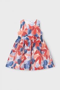 Детское льняное платье Mayoral, красный