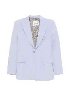 Однобортный пиджак с поясом Blugirl, фиолетовый