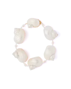 Prada Серебряный чокер с ракушками