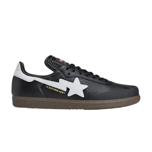 Кроссовки Adidas BAPE x Samba, Black White Gum