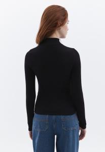 Рубашка с длинным рукавом WITH ZIPPER DETAIL OXXO, черный