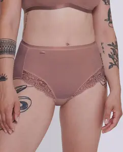 Трусики макси «Романтика» Sloggi, коричневый