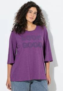 Топ Ulla Popken Long sleeved top, Aubergine/Purple
