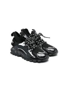 Plein Sport кроссовки со вставками, черный