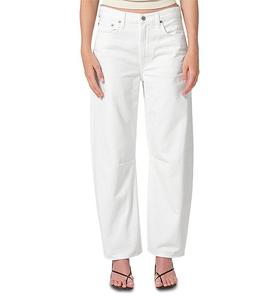 Miro High Rise Ankle Barrel Jeans в мягком белом цвете Citizens of Humanity, белый