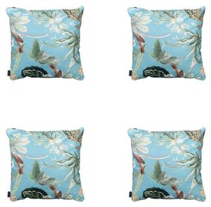 Декоративная подушка Madison Grasse 4er-Set, синий - зеленый