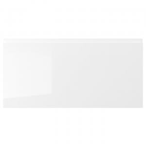 Фронтальная панель ящика, глянцевая белая, 80x40 см Voxtorp IKEA