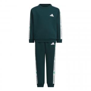 Детский спортивный комплект Casual Sportswear 2 Piece Set Adidas, зеленый/белый